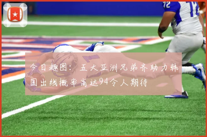 今日趣图：五大亚洲兄弟齐助力韩国出线概率高达94令人期待