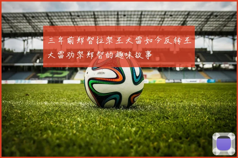 三年前郑智拉架王大雷如今反转王大雷劝架郑智的趣味故事